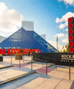 Rock & Roll Hall Of Fame Cleveland Diamond Painting