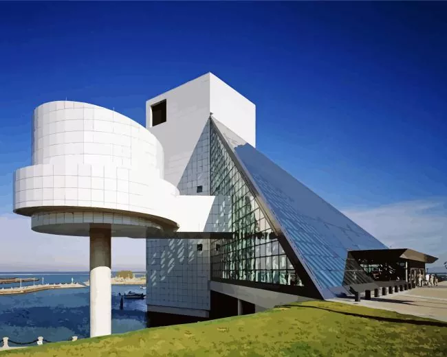 Rock & Roll Hall of Fame Diamond By Numbers Rock & Roll Hall of Fame Diamond Painting