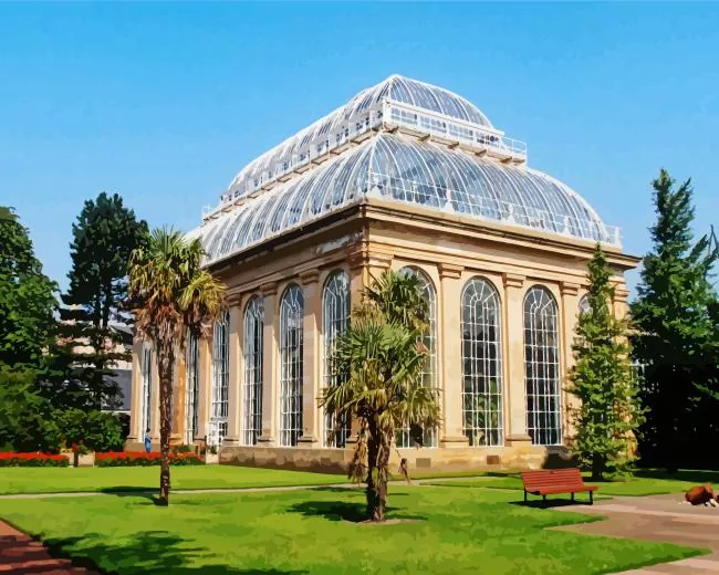 Royal Botanic Garden Edinburgh Diamond By Numbers Royal Botanic Garden Edinburgh Diamond Painting