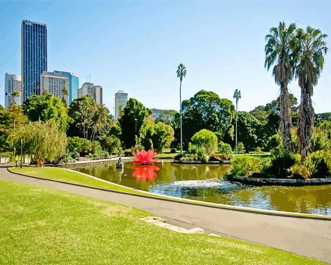 Royal Botanic Garden Sydney Diamond Paintings Royal Botanic Garden Sydney Diamond Painting