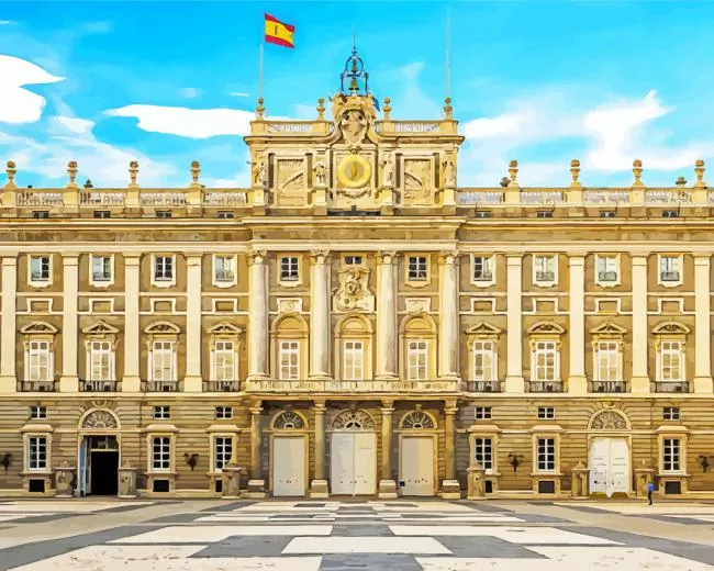 Royal Palace of Madrid Diamond Paintings Royal Palace Of Madrid Diamond Painting
