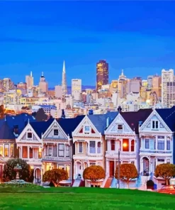 San Francisco Buildings Diamond Painting