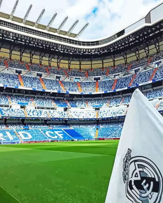 Santiago Bernabéu Stadium Diamond Paintings Santiago Bernabeu Stadium Diamond Painting