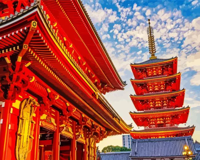 Senso ji Tokyo Diamond Paintings Senso Ji Tokyo Diamond Painting