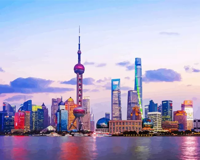 Shanghai Diamond By Numbers Shanghai Diamond Painting