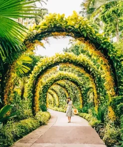 Singapore Botanic Gardens Diamond Painting