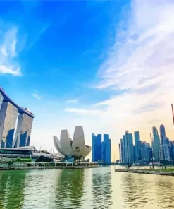 Singapore City Skyline Diamond Painting