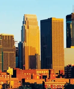 Skyline Minneapolis City Diamond Painting