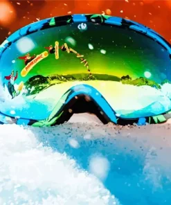 Snowboarding Glasses Diamond Painting