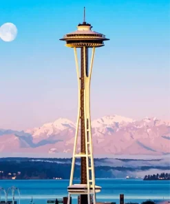 Space Needle Seattle Diamond Painting