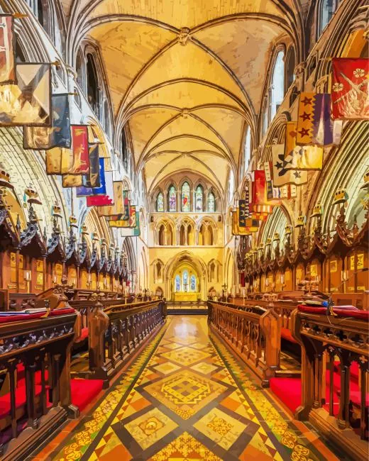 St Patricks Cathedral Diamond By Numbers St Patricks Cathedral Diamond Painting