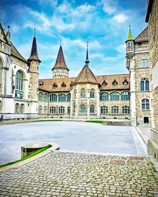 Swiss National Museum Zurich art Diamond Paints Swiss National Museum Zurich Art Diamond Painting