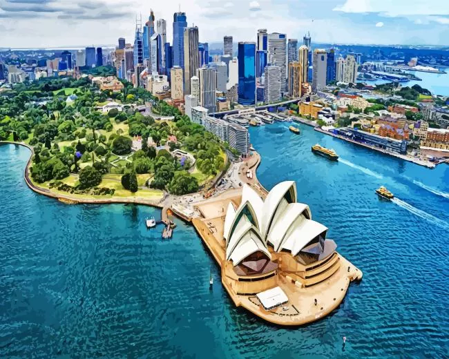 Sydney Australia city Diamond Paintings Sydney Australia City Diamond Painting