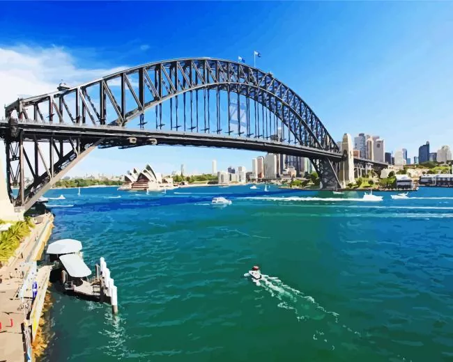 Sydney Harbour Bridge Australia Diamond Paintings Sydney Harbour Bridge Australia Diamond Painting