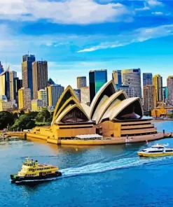Sydney Skyline Diamond Painting