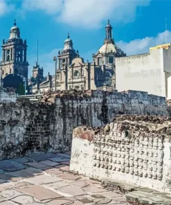 Templo Mayor Diamond Painting
