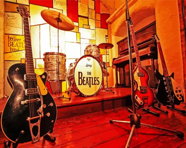 The Beatles story Diamond By Numbers The Beatles Story Diamond Painting