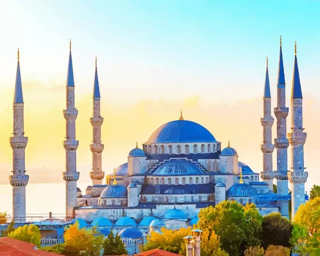The Blue Mosque Diamond Paintings The Blue Mosque Diamond Painting