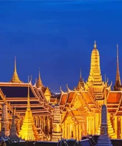 The Grand Palace At Night Diamond Painting