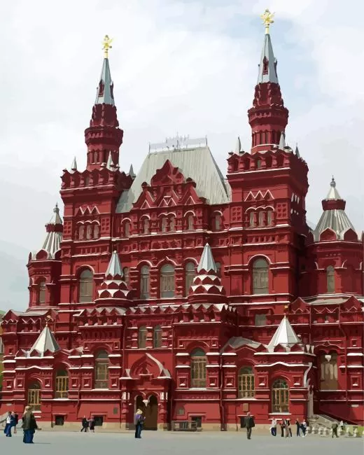 The Moscow Kremlin Diamond Paints The Moscow Kremlin Diamond Painting