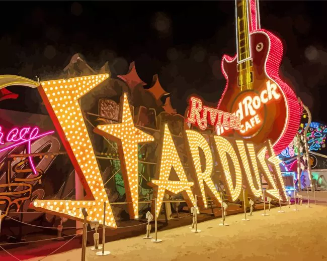 The Neon Museum Diamond By Numbers The Neon Museum Diamond Painting
