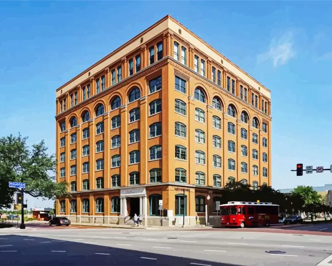 The Sixth Floor Museum at Dealey Plaza texas Diamond By Numbers The Sixth Floor Museum At Dealey Plaza Texas Diamond Painting