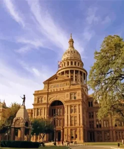 The Texas State Capitol Diamond Painting