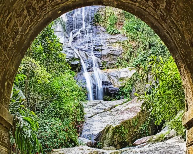 Tijuca National Park rio de janeiro Diamond By Numbers Tijuca National Park rio de janeiro Diamond Painting