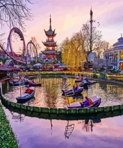 Tivoli Gardens Diamond Painting
