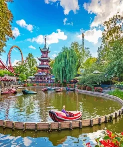 Tivoli Gardens Copenhagen Diamond Painting