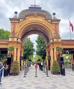 Tivoli Gardens In Copenhagen Diamond Painting