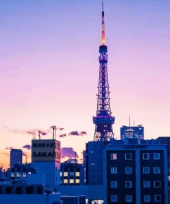Tokyo Tower Diamond Painting