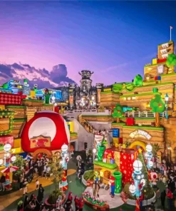 Universal Studios Japan At Night Diamond Painting