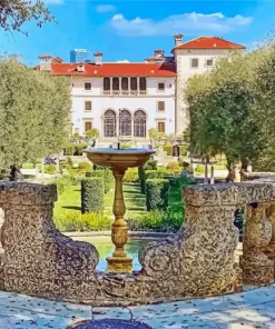 Vizcaya Museum & Gardens Art Diamond Painting