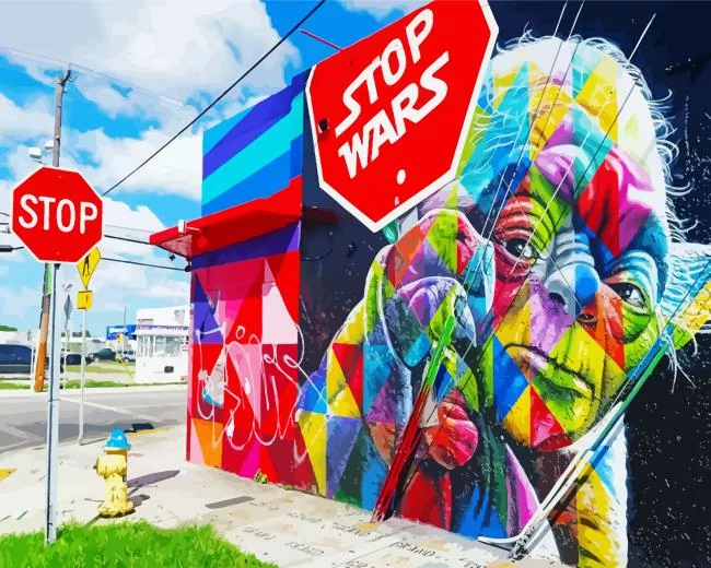 Wynwood Walls art Diamond By Numbers Wynwood Walls Art Diamond Painting