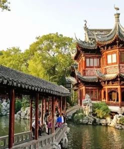 Yu Garden Shanghai China Diamond Painting