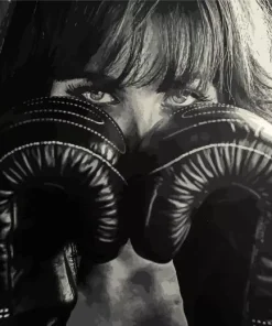 Boxing Girl Diamond Painting