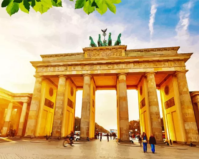 brandenburg gate berlin Diamond Paintings Brandenburg Gate Berlin Diamond Painting