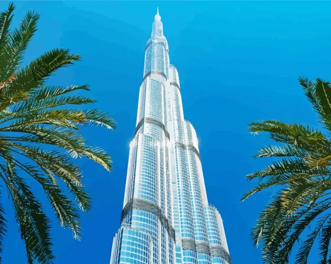 burj khalifa the world s tallest building Diamond Paints Burj Khalifa The Worlds Tallest Building Diamond Painting