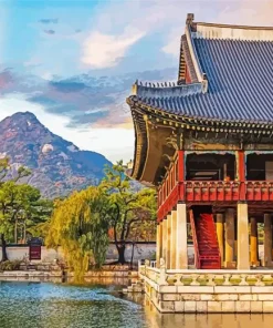 Calm Seoul City Diamond Painting