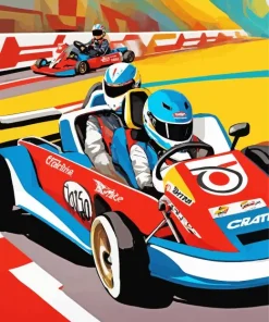Car Racing Art Diamond Painting