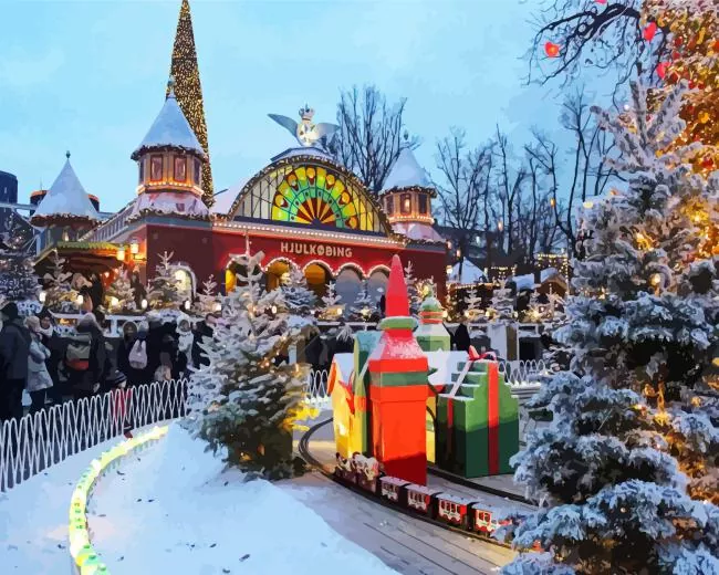 christmas copenhagen Diamond Paints Christmas Copenhagen Diamond Painting