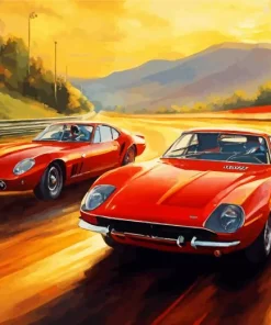 Classic Cars Racing Diamond Painting