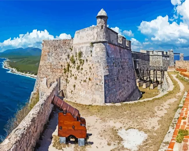 cuba historic landmark Diamond By Numbers Cuba Historic Landmark Diamond Painting