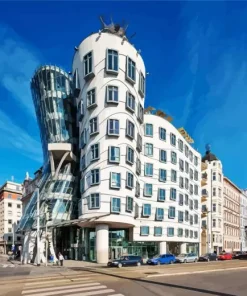 Dancing House Building Diamond Painting