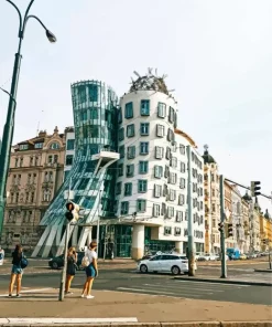 Dancing House In Prague Diamond Painting