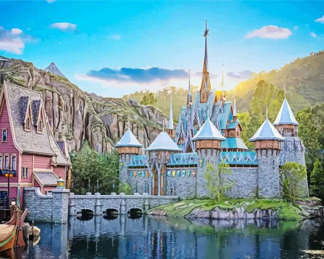 frozen hong kong disneyland Diamond By Numbers Frozen Hong Kong Disneyland Diamond Painting
