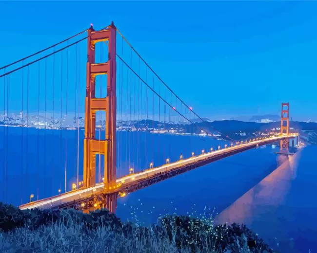 golden gate bridge Diamond Paintings Golden Gate Gridge Diamond Painting