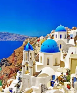 Greece Town Santorini Diamond Painting