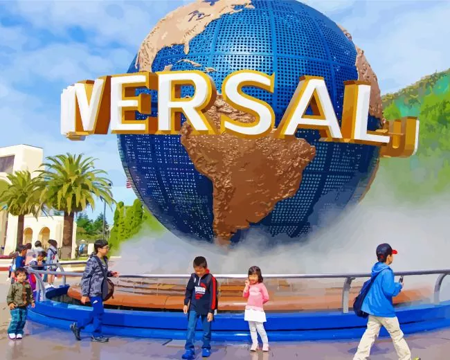 kids having fun in Universal Studios Japan Diamond Paints Kids Having Fun In Universal Studios Japan Diamond Painting